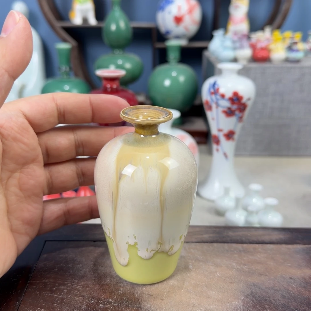 陶瓷手工小花器摆件