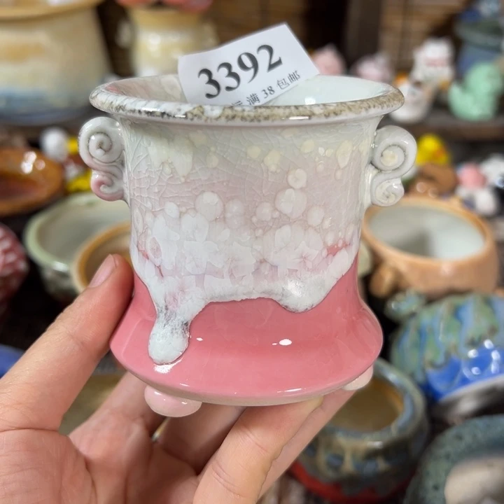 活动价满30包邮景德镇手工花盆
