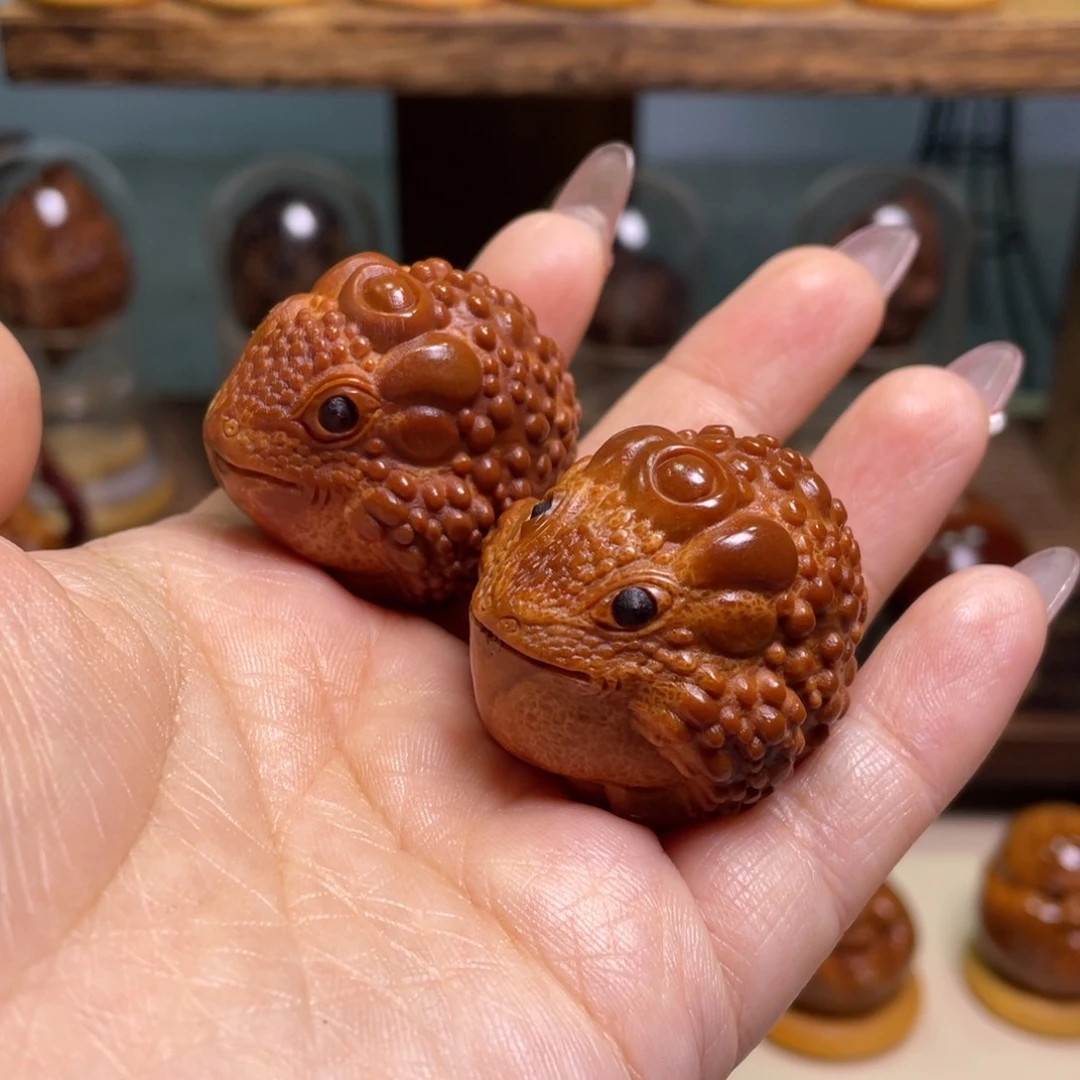 佛螺菩提吊坠元宝金蟾一对