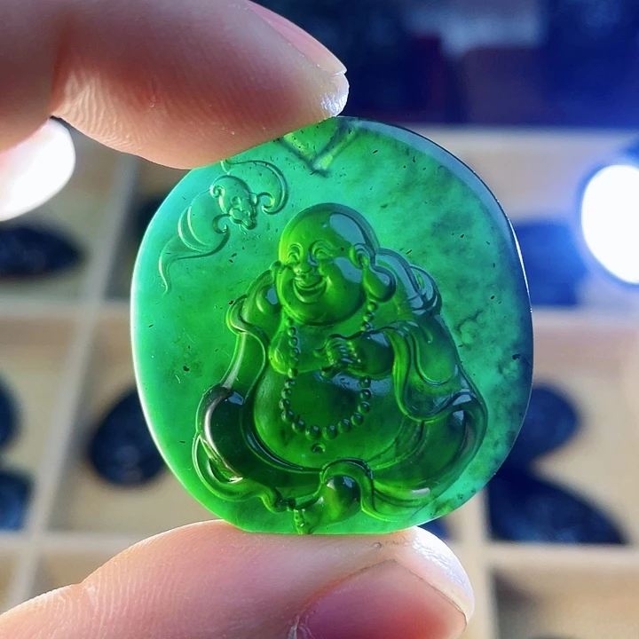 蛇纹石玉未镶嵌挂件