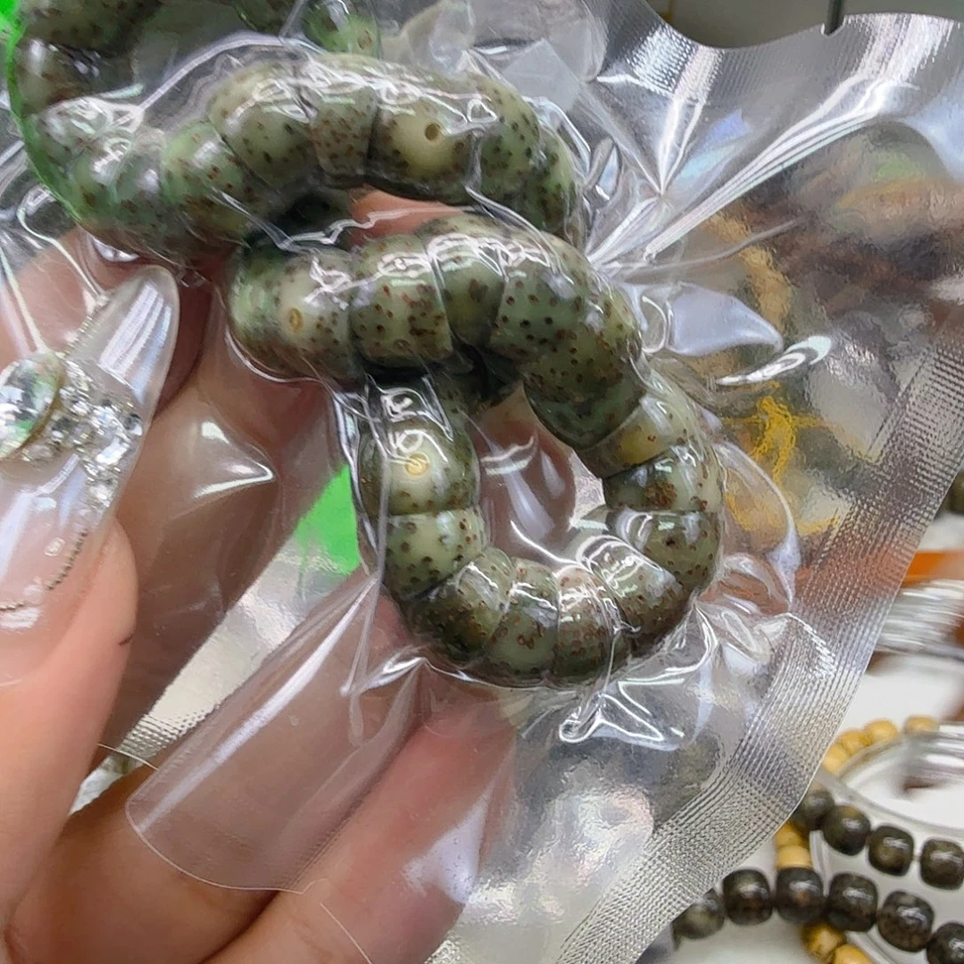 手串星月菩提84传说绿星月菩提猪大肠10单圈