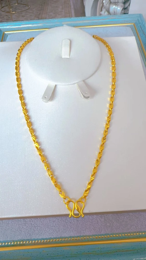 铜合金项链 铜合金项链新款项链爆款白搭时尚金色首饰023