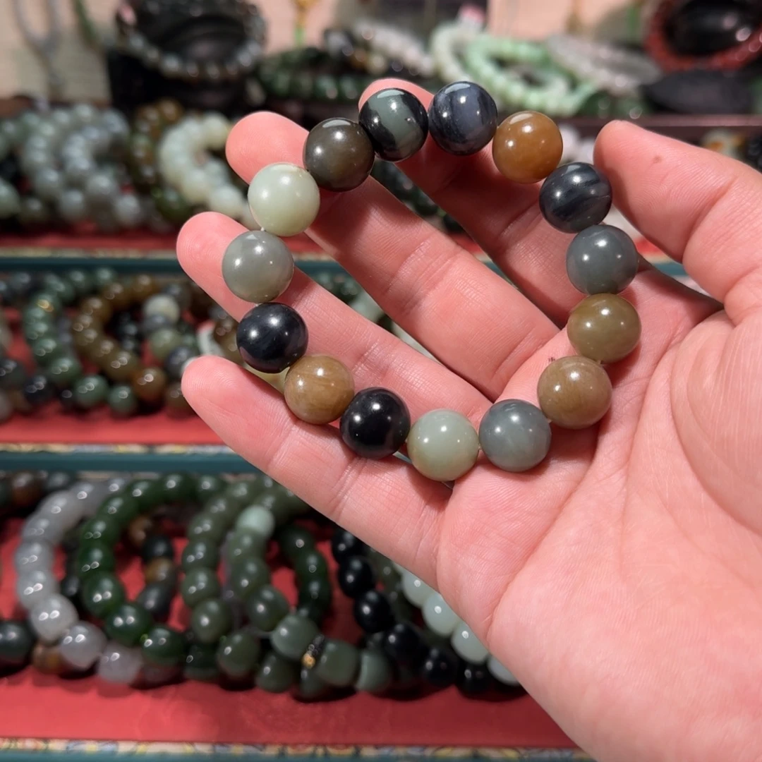 和田玉未镶嵌手链