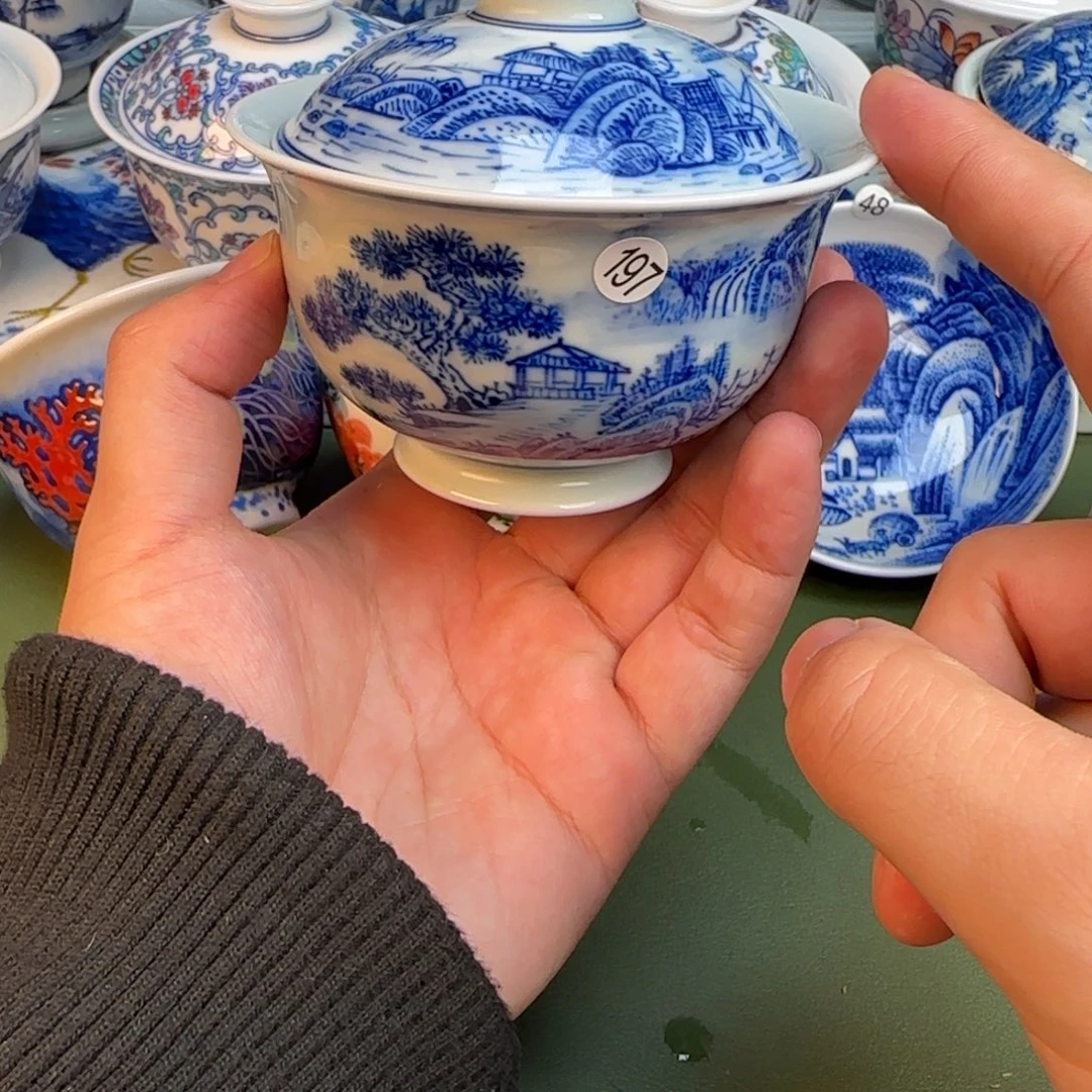彦祖纯手工手绘茶具197
