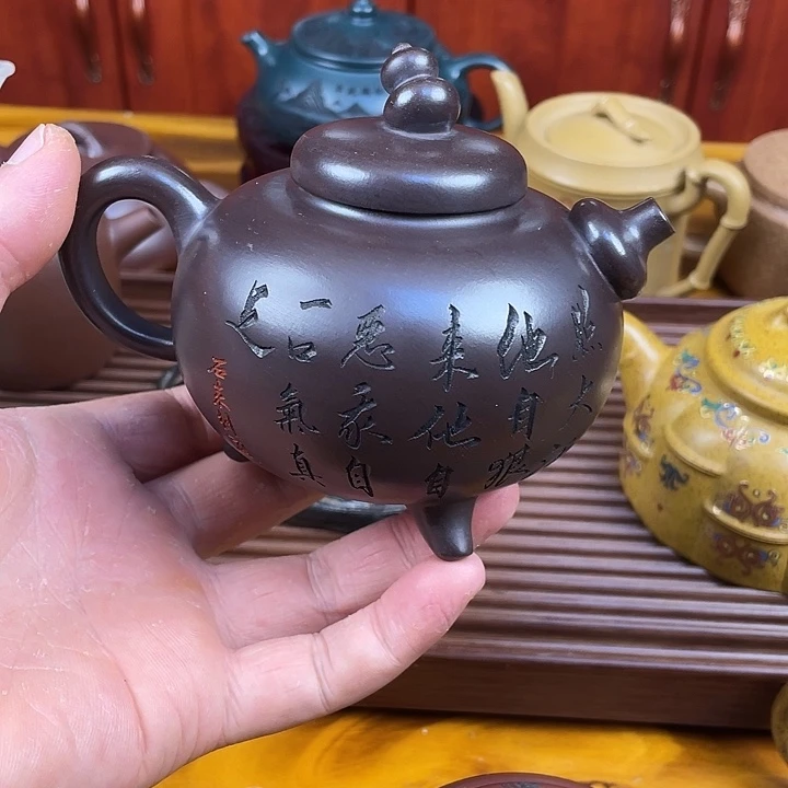 茶壶紫砂正品一把