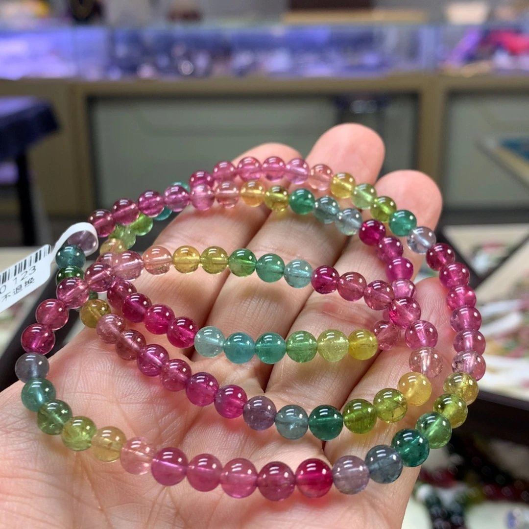 未镶嵌碧玺手链5.6左右