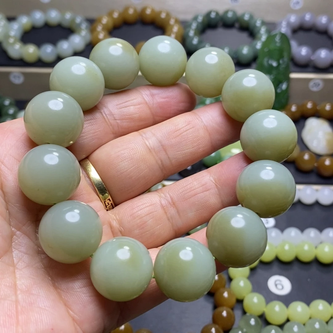 和田玉手串未镶嵌