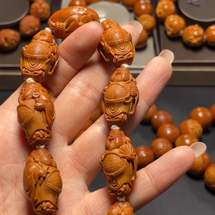 手串/手链橄榄核站立财神