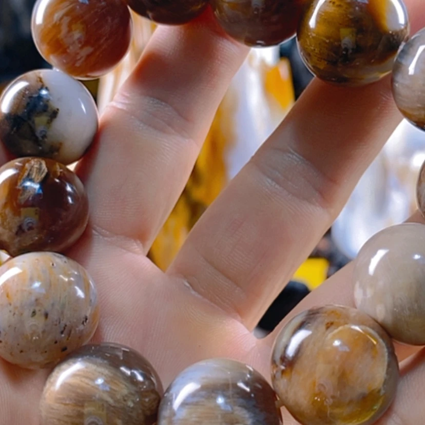 【闪购商品】硅化玉珠宝奇石未镶嵌