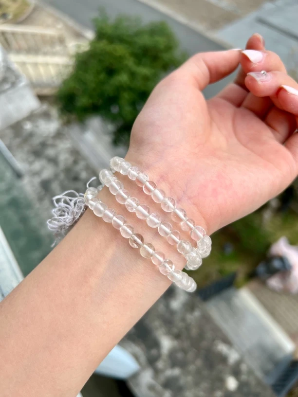 喜马拉雅白水晶6mm串珠