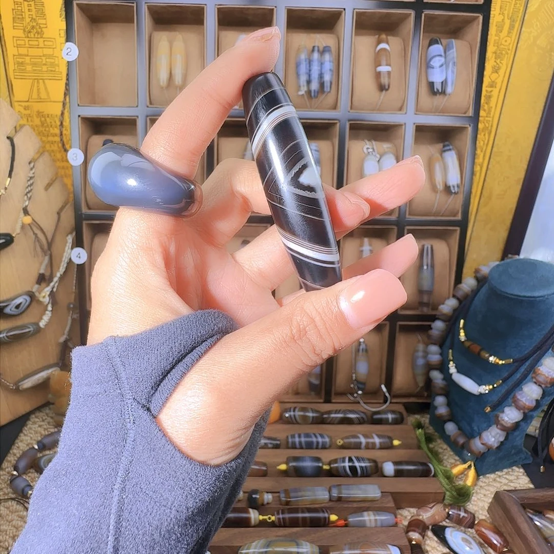 合金颈饰玛瑙/玉髓康**子