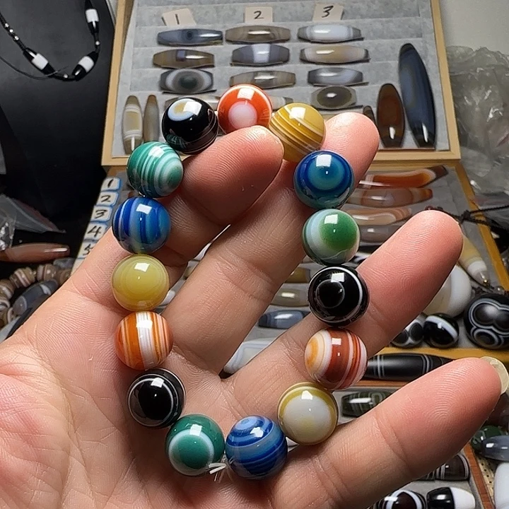 玛瑙/玉髓未镶嵌手串