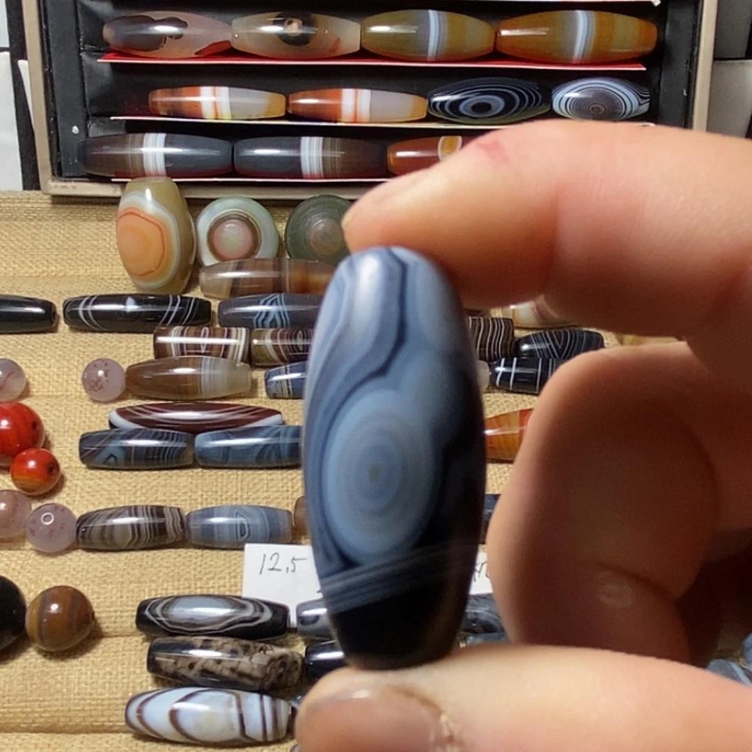 玛瑙/玉髓合金颈饰