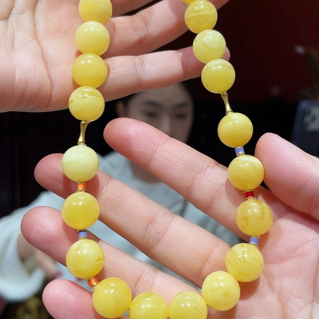 蜜蜡未镶嵌手链蜜蜡