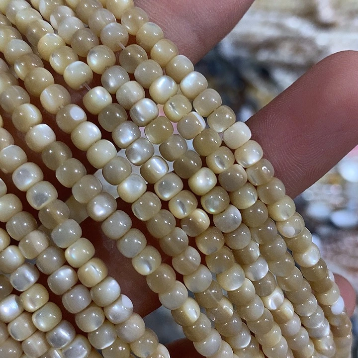 一条4mm咖色马蹄螺小墩墩