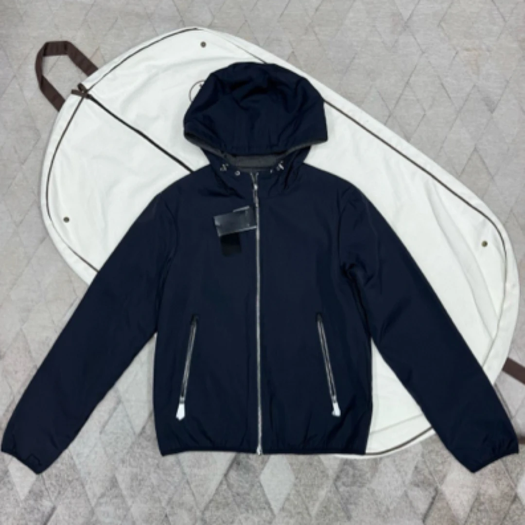 全新未使用 EMPORIO ARMANI/乔治·阿玛尼 132252 双面穿连帽夹克