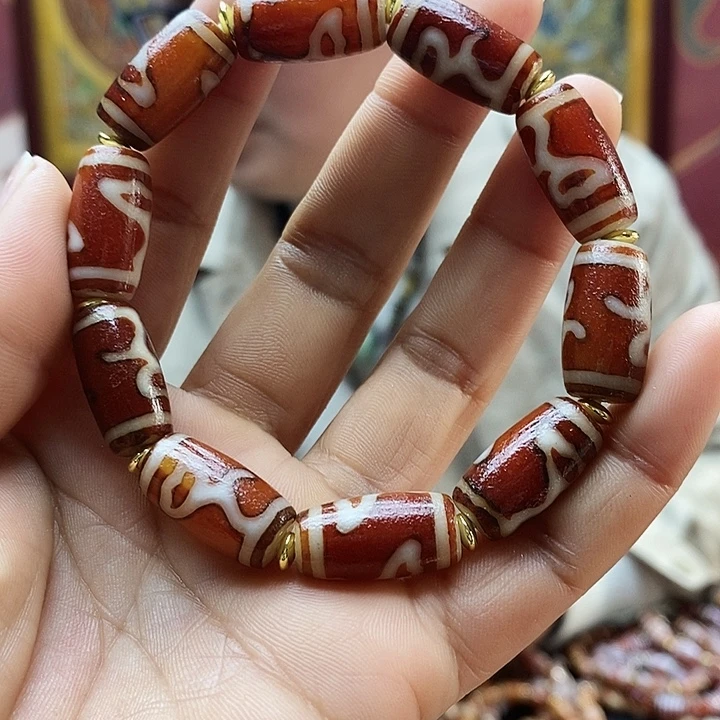 玛瑙/玉髓合金颈饰