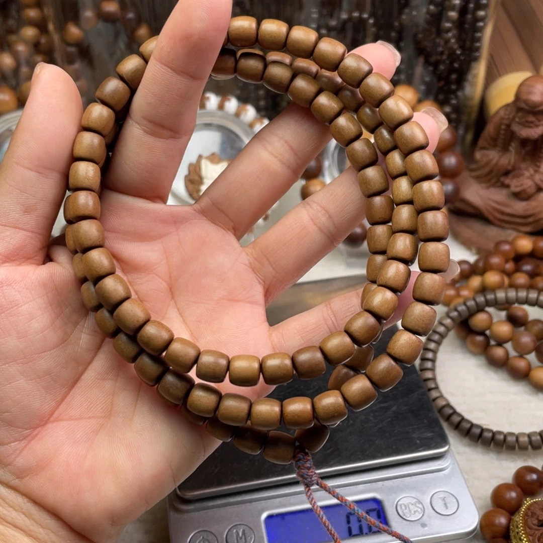 檀香木手串/手链印度老山檀香78直切顺纹
