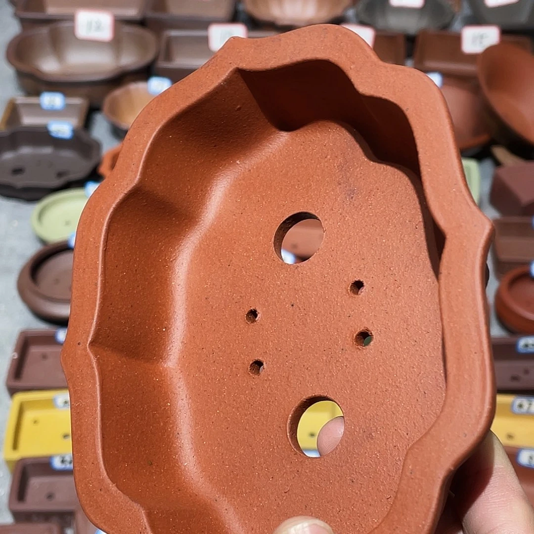 紫砂紫砂小盆14*10*3