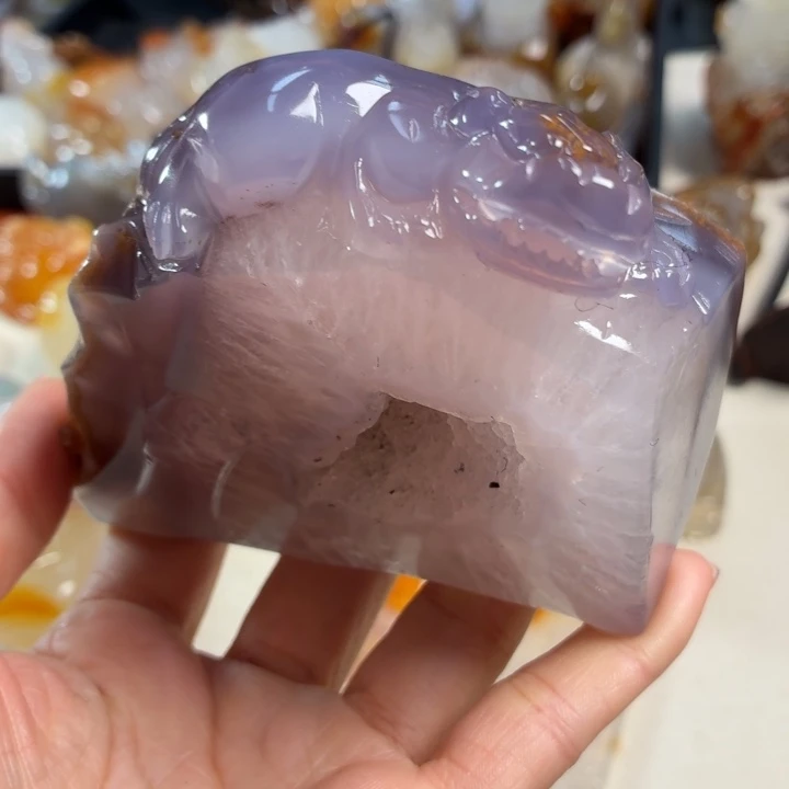 玛瑙/玉髓未镶嵌吊坠(不含链)