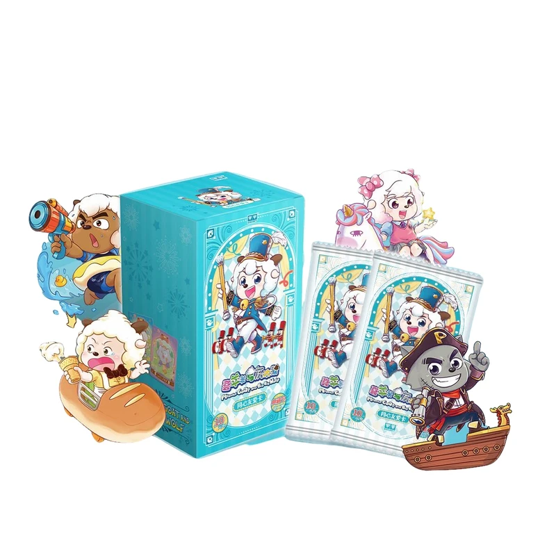 【平拆/玩玩】奥飞娱乐《喜羊羊与灰太狼》同心友爱卡二弹盲盒（代拆）