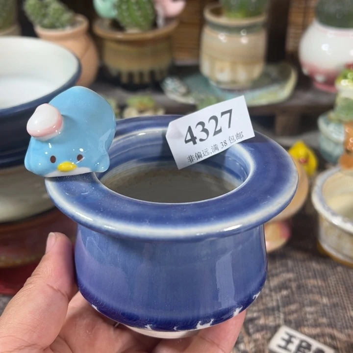 口6 手工花盆满30包邮