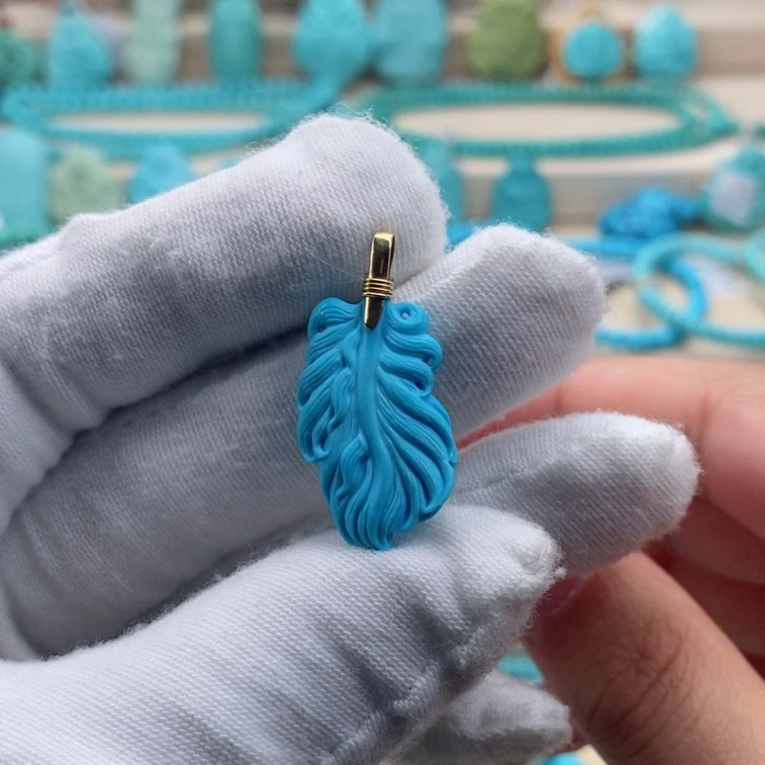 绿松石珠宝奇石未镶嵌