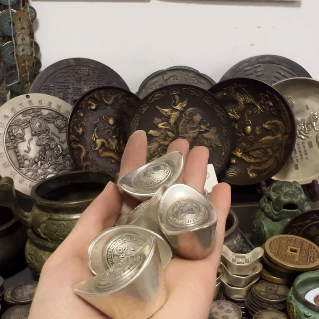 心***然金属复古工艺品五帝