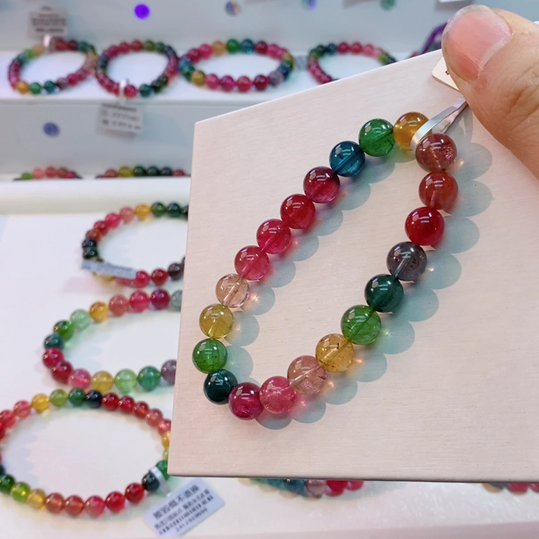 钱****手串碧玺未镶嵌多样性发一条