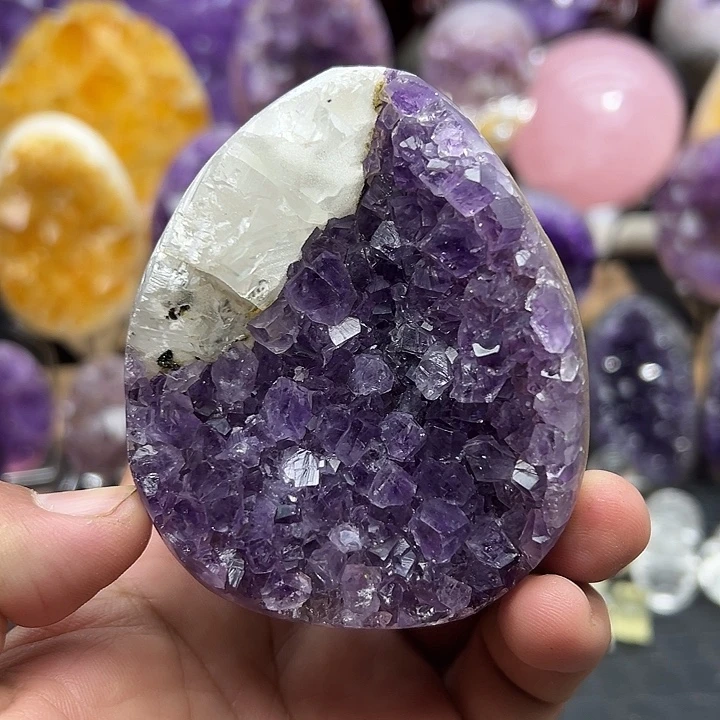 水晶未镶嵌珠宝半成品