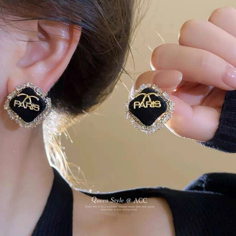 925银耳饰  耳钉轻奢高级感气质耳环2025新款百搭气质时尚百搭