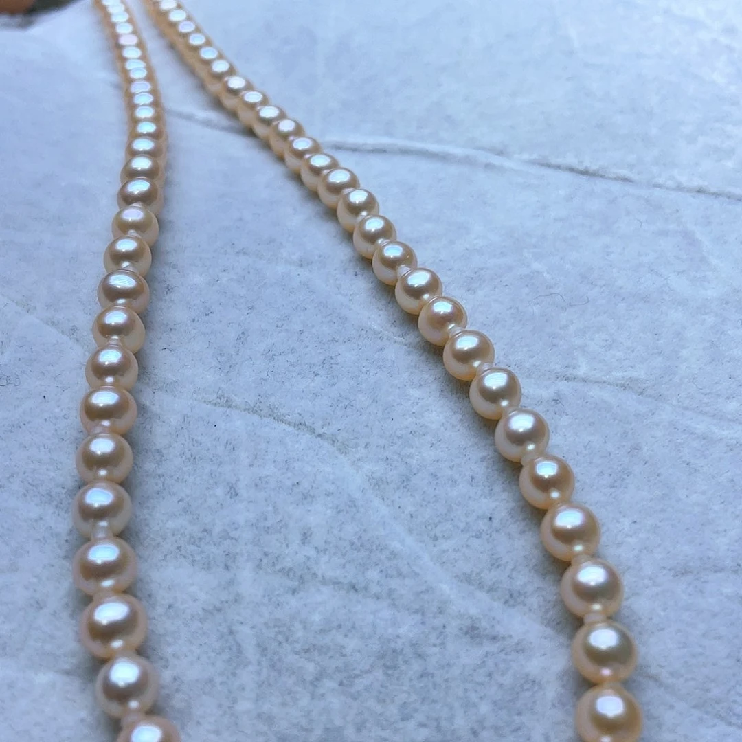 淡水珍珠颈饰银S925镶嵌
