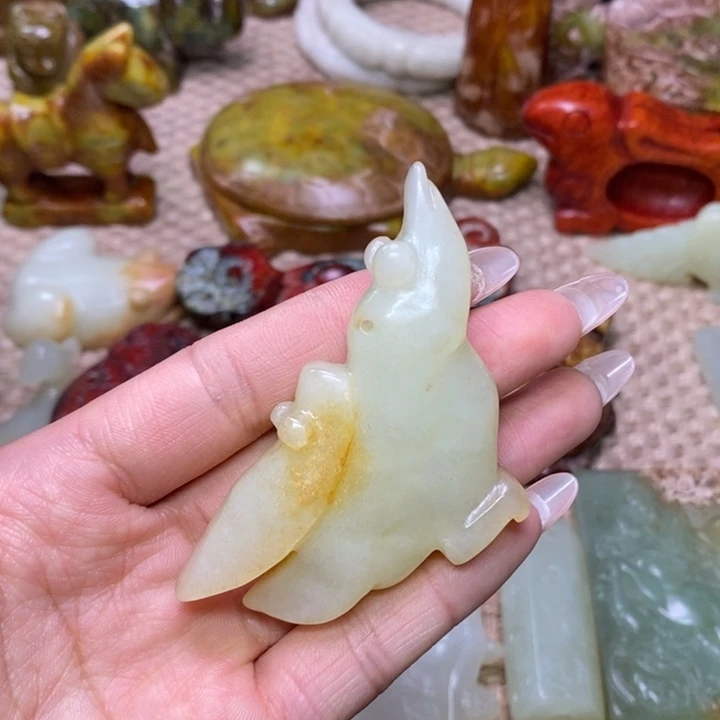 白玉菩提吊坠白玉菩提白玉菩提摆件