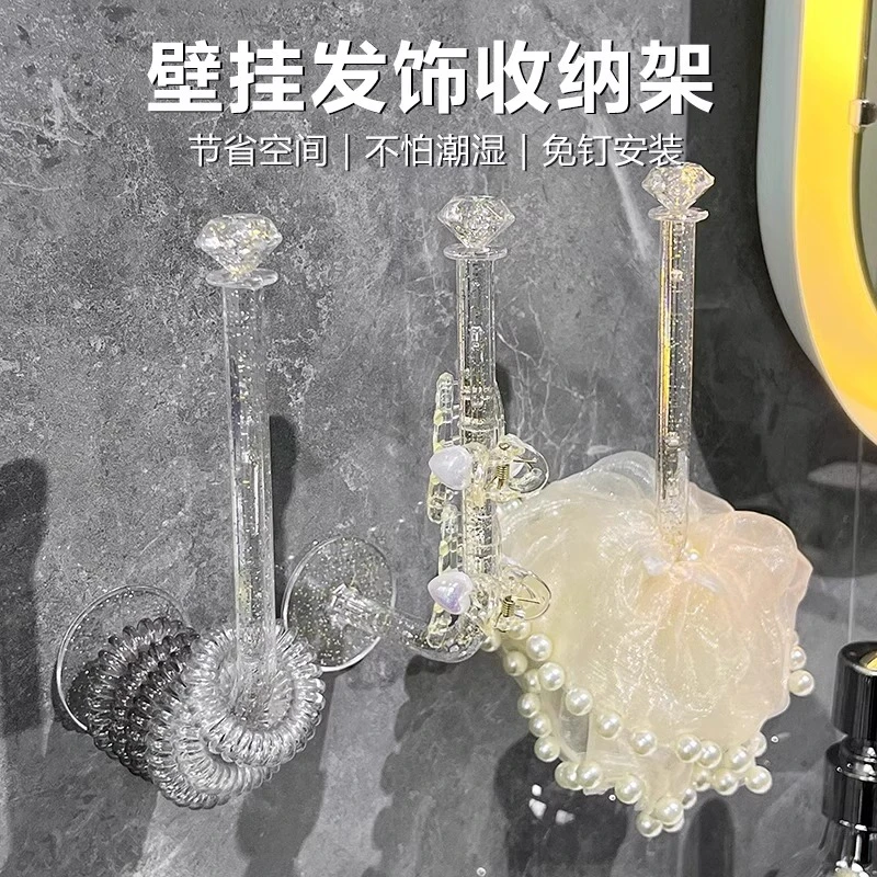 发圈头绳收纳架宿舍发箍发绳挂钩首饰架学生发卡发饰头箍收纳神器