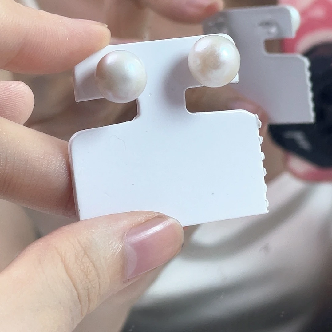 天然淡水珍珠耳饰