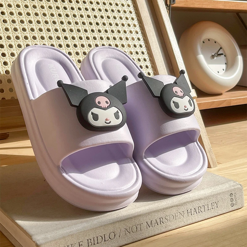 亲子款库洛米儿童拖鞋女童夏季三丽鸥洗澡防滑可爱宝宝凉拖鞋女孩