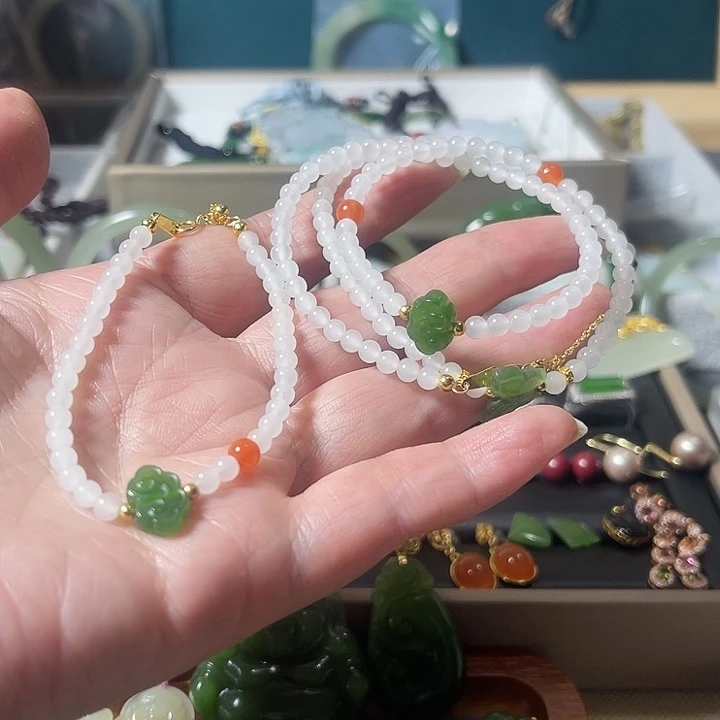 和田玉颈饰未镶嵌?****?