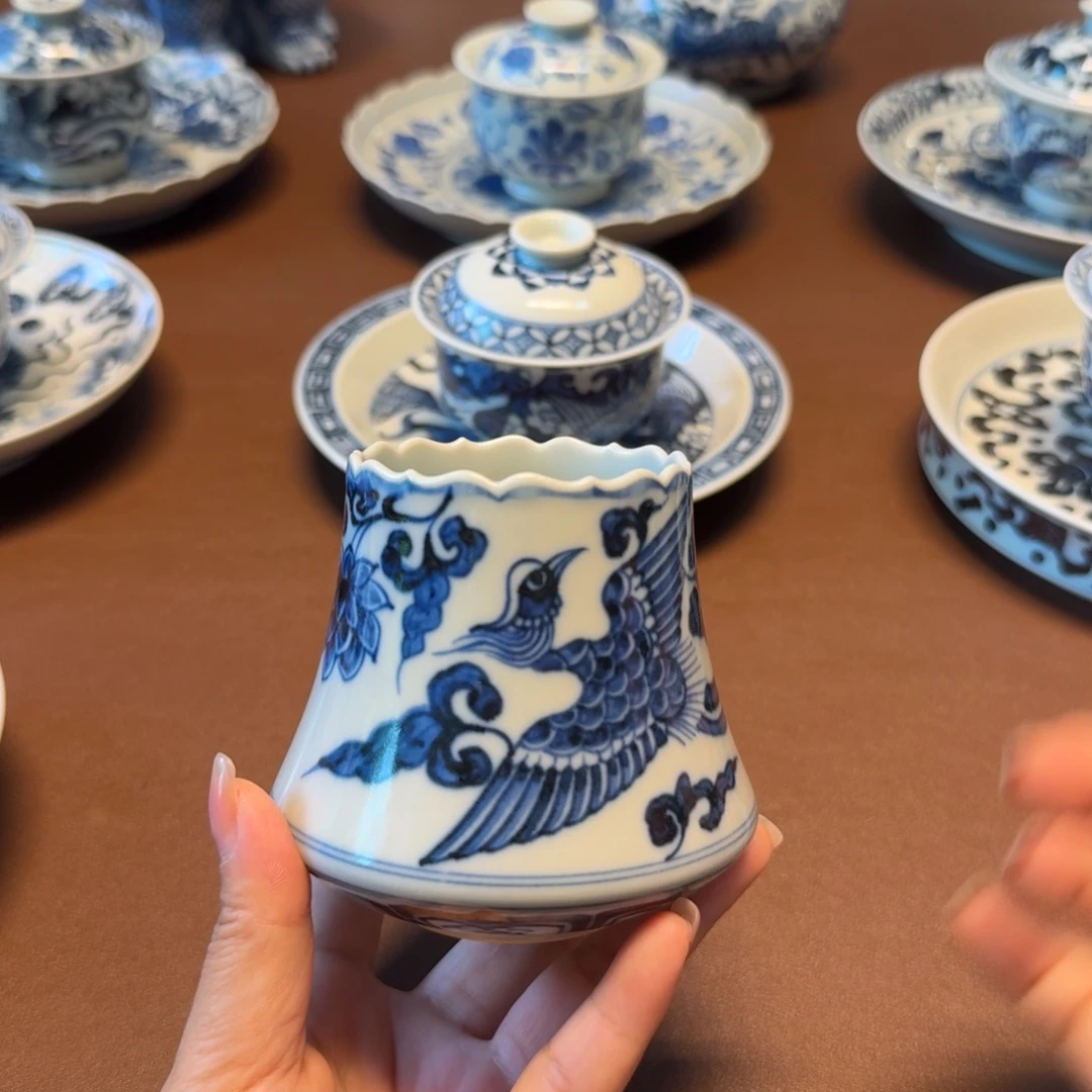 手工手绘茶具微瑕