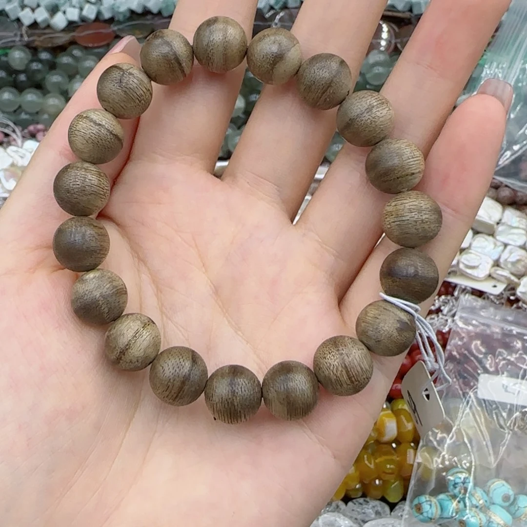 玛瑙/玉髓未镶嵌珠宝半成品沉香一串卡11