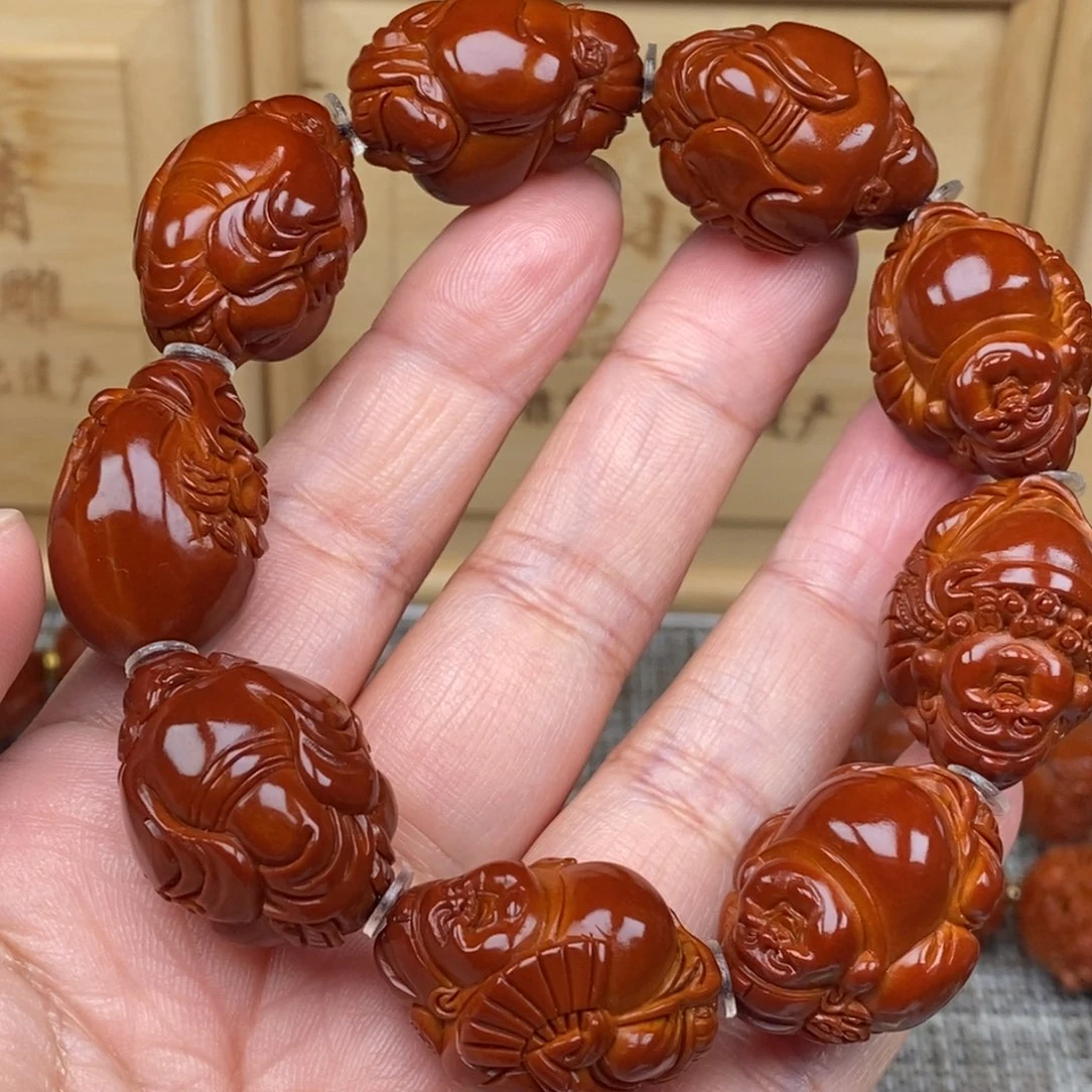 用***2橄榄核吊坠财神21