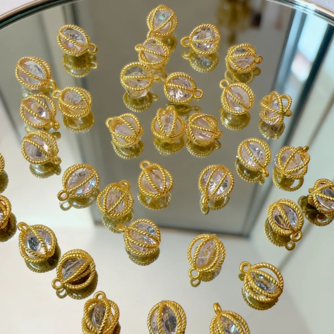 (洁雨饰品 DIY)  P932【灯笼】8mm保色挂坠饰品配件diy