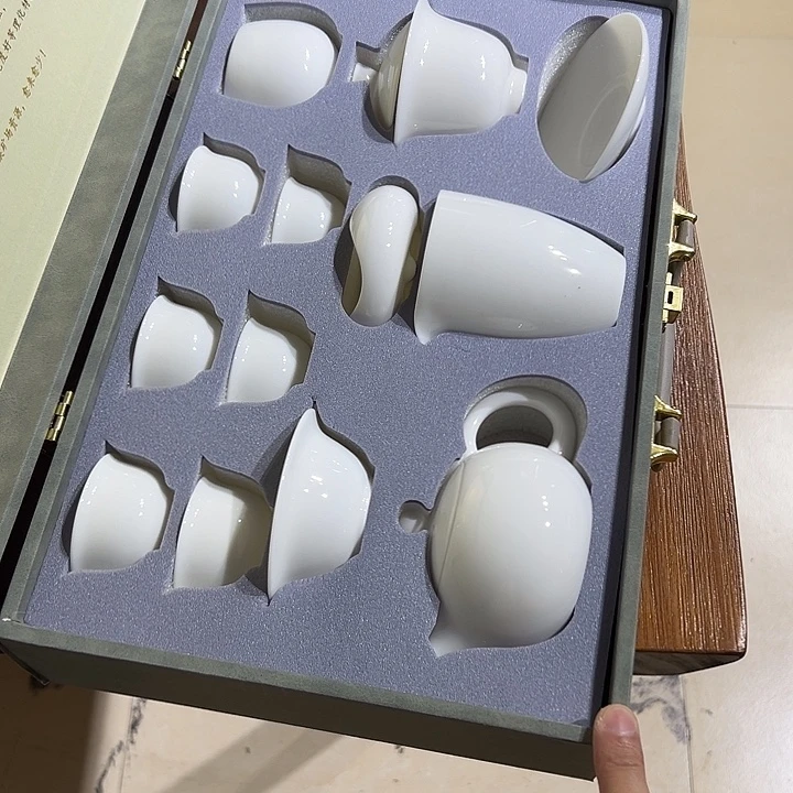 陶德化白瓷礼盒套装