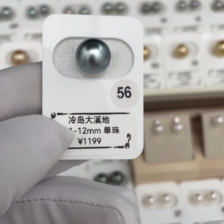 银S925镶嵌海水珍珠颈饰