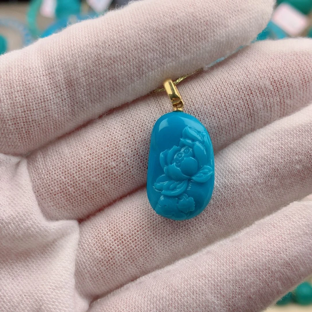 【闪购商品】绿松石配饰18K金镶嵌