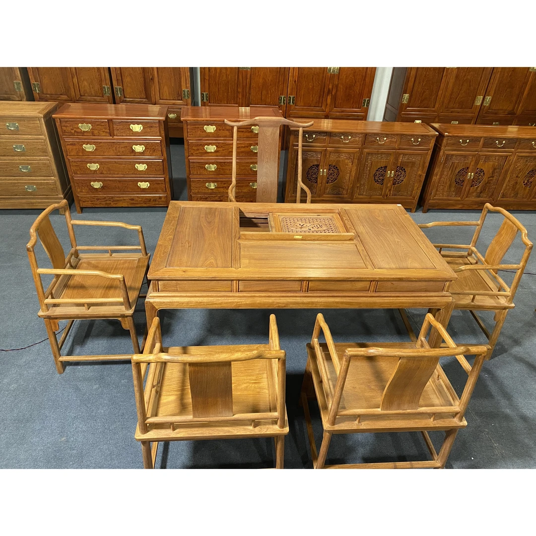 缅花明式两用茶台