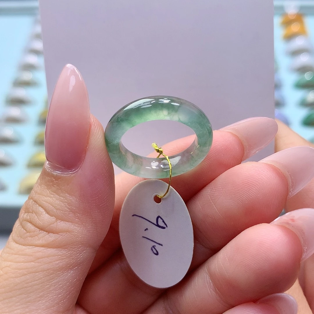 未镶嵌戒指翡翠910圈