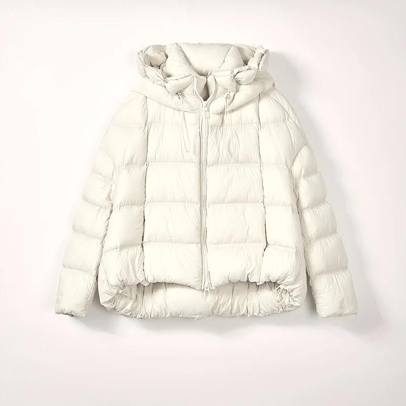 新品时尚休闲女款简约保暖白鹅绒减龄羽绒服5552876