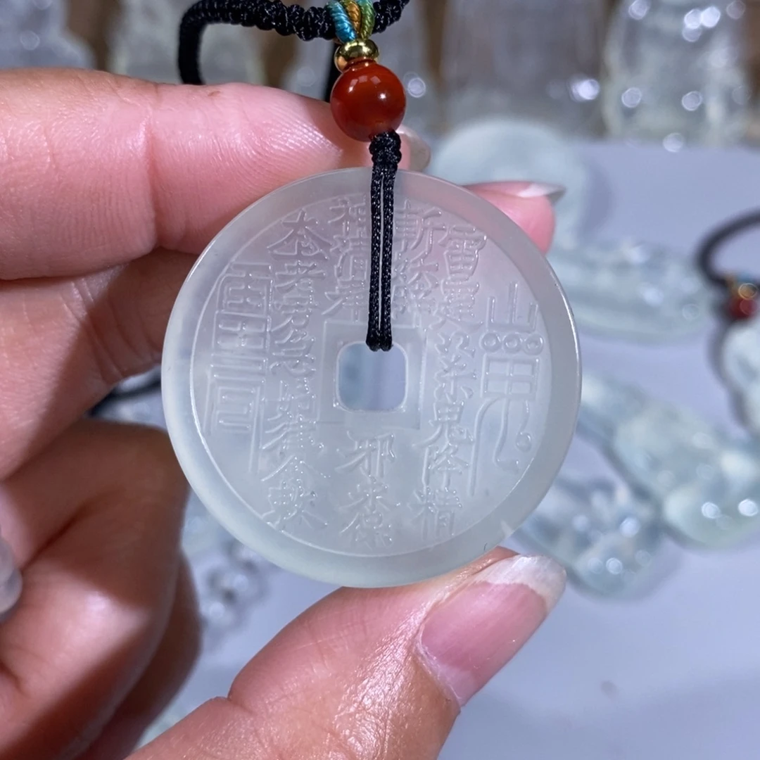 B***.未镶嵌岫玉颈饰吊坠