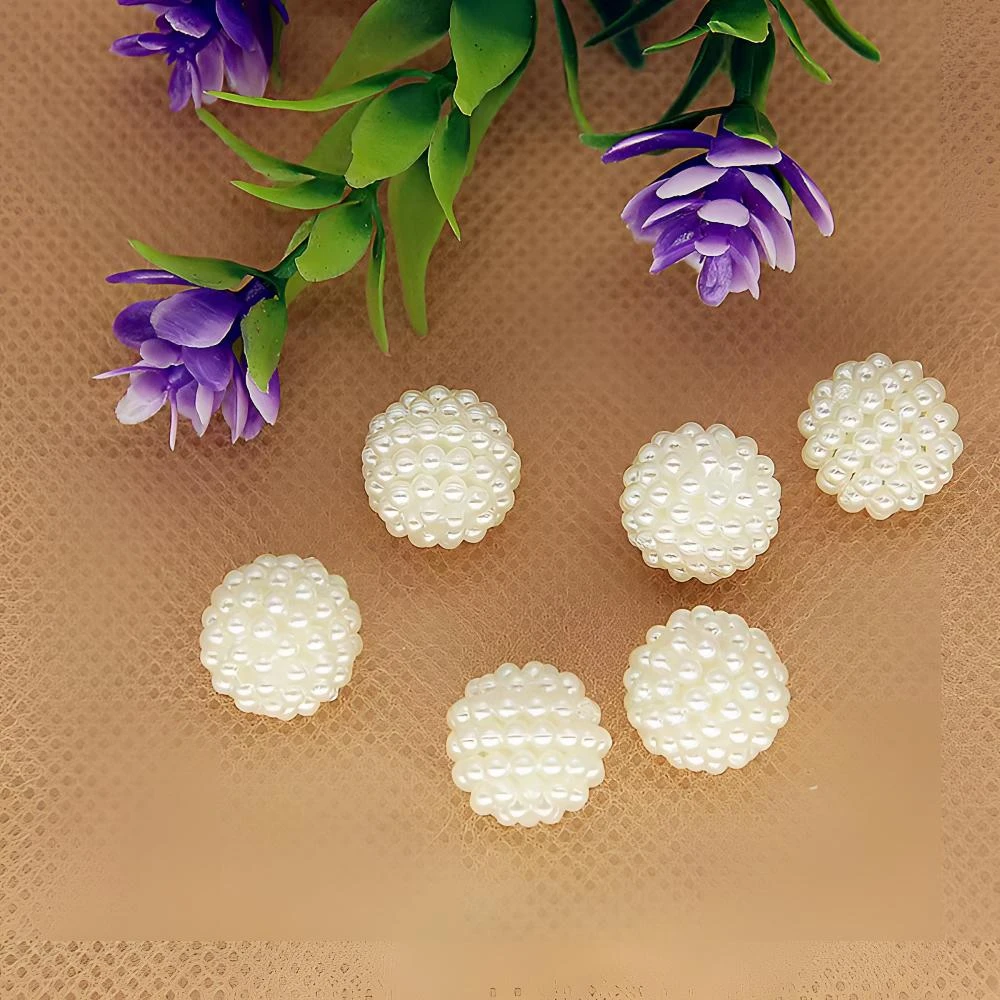 《海燕专属》12mm亚克力杨梅球珠手工DIY直孔仿珍珠串珠散珠婚庆