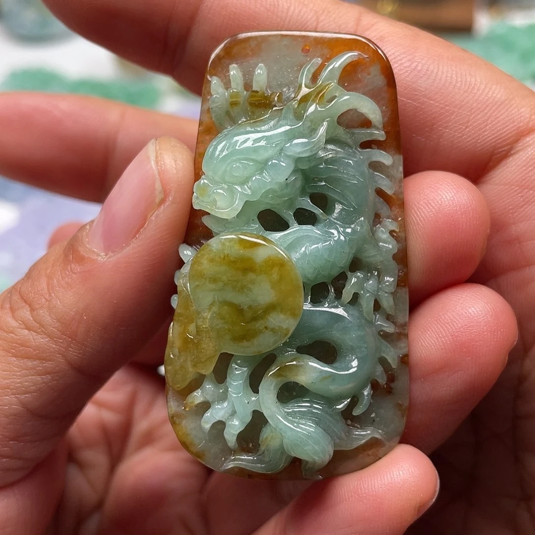 颈饰未镶嵌翡翠翡玉缘翡翠